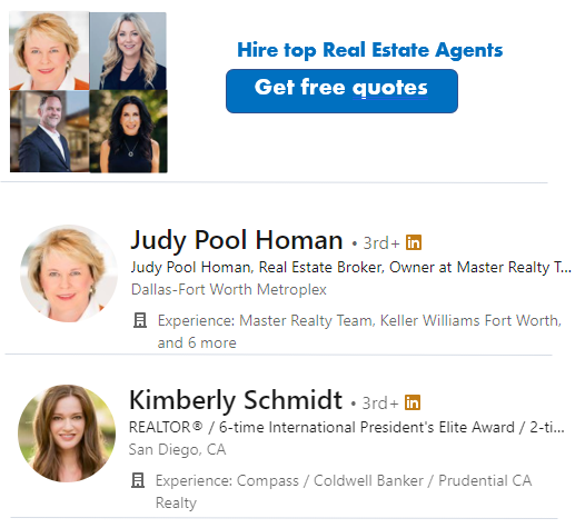 picture of LinkedIn top real estate agents