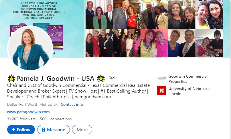 picture of Pamela J. Goodwin LinkedIn Profile